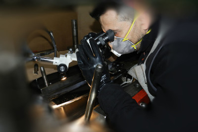 golpe en pulido optico 1